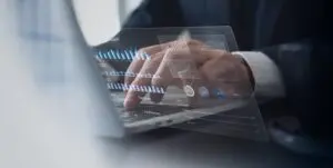 5 key tips for social media marketing 5 man looking at reports and analytical data