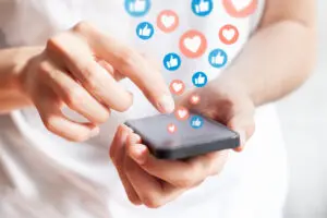 social media likes and comments