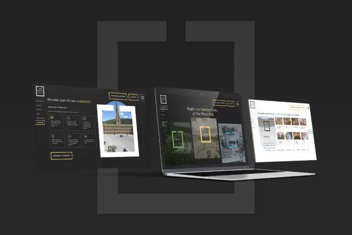 piece hall website concept