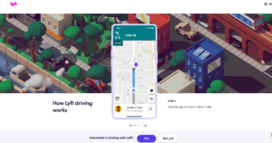 lyft landing page