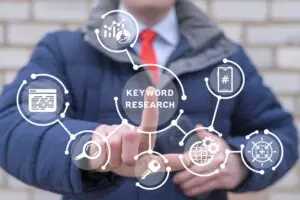 keyword research spider graph