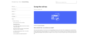scrap the roll tax