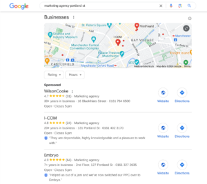 google map pack