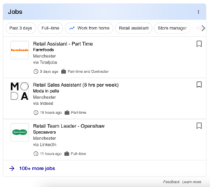 rich results job advert