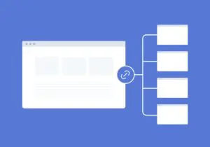 process of adding internal links illustration