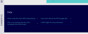 frequently asked questions as a form of user generated content