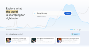 Using Google Trends to strengthen your content strategy 1 screenshot form google trends page- andy murray
