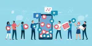 social media notifications as a result of social signals