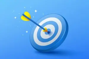 illustration blue target