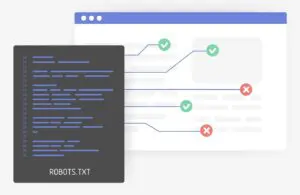 process of a website crawl and index