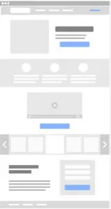location friendly landing page