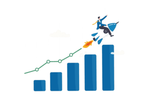 an increase in sales and lead gen