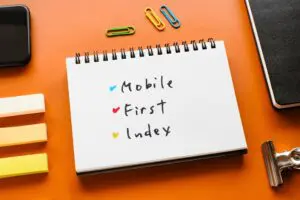 mobile first indexing notepad