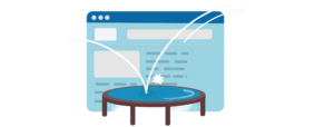 bouncing from a webpage