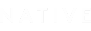 Native Residential logo in white