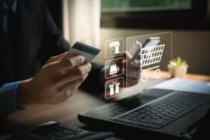 Top 5 reasons to work with a marketing agency in 2025 1 customer paying in an ecommerce business