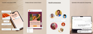homepage of mailchimp website