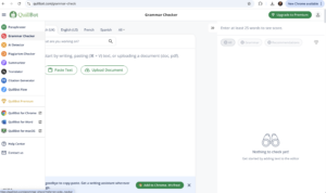 image showing the content tool quillbot
