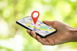 google map search for a local law firm