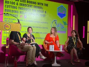 innocent drinks on stage at madfest