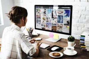 plan visuals in content writing