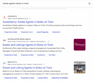 page title and meta description