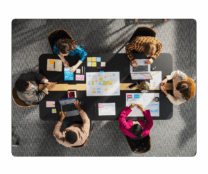 GEO/AEO 6 marketing team working together