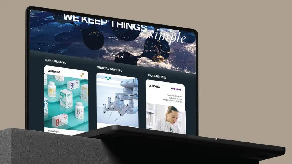 desktop website example