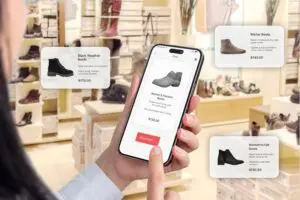 ai search helping user choose footwear
