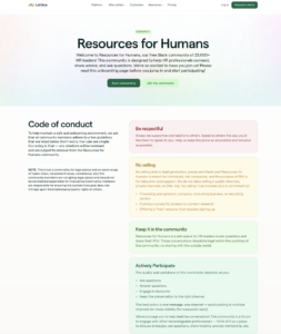 resource for humans slack community 