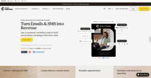 Mailchimp landing page