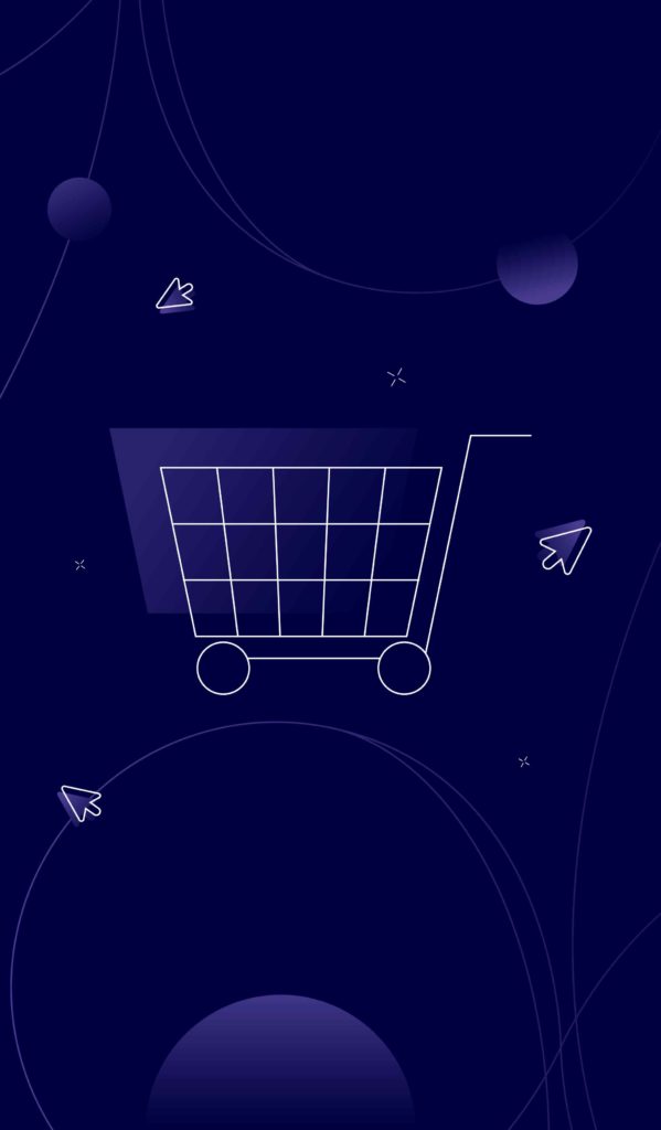 navy eCommerce icon long