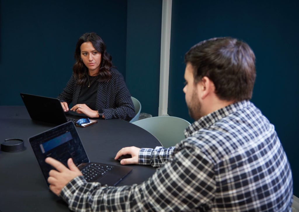 Sam and Harriet Working at the Digital Marketing Agency Embryo