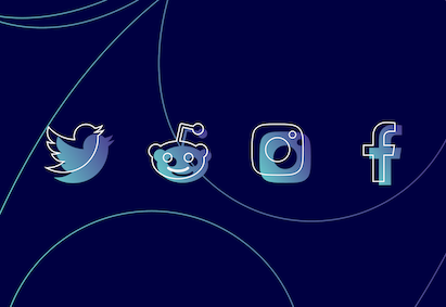 navy social media icons
