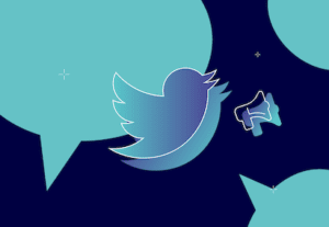 twitter logo navy