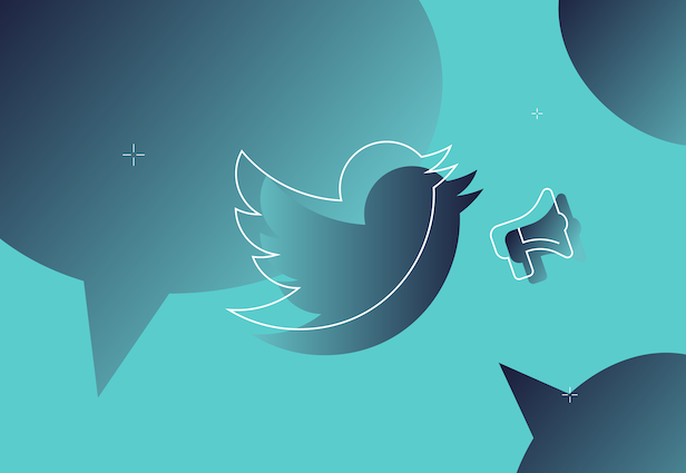 twitter logo teal