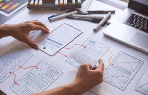 Mobile website design planning