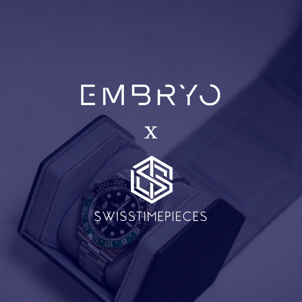 Embryo and SwissTimepieces logos