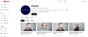 embryo youtube channel