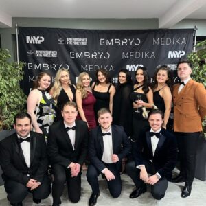 the embryo team at the myp ball