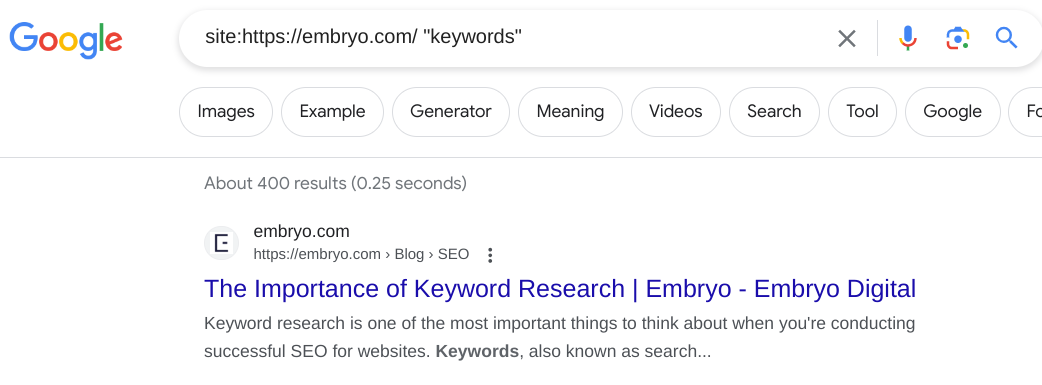 embryo-site-search