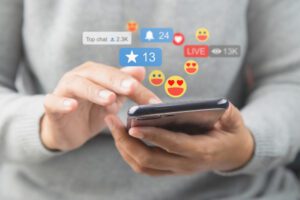 mobile using emojis