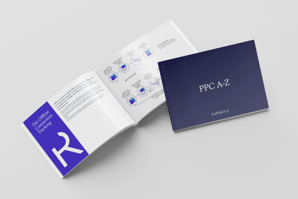 PPC brochure open page by Embryo