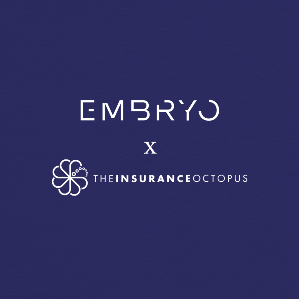 Embryo and The Insurance Octopus logos