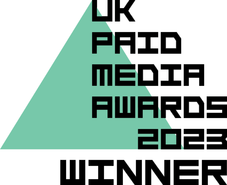 Logo for 2023 UK paid media winner