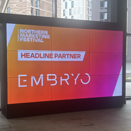 Embryo feature as headline sponsor for Northern Marketing festival