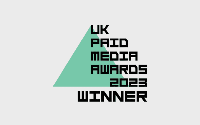 Paid media award- logo for winner 2023