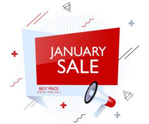 january sale announcement