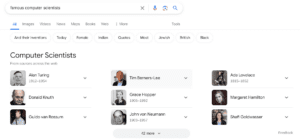 famous computer scientists search