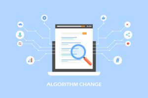 algorithm change illustration